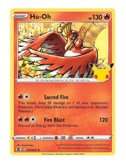 Ho-Oh #1/025 - Celebrations