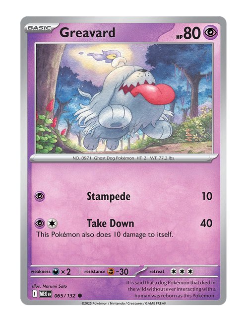 Greavard #065/175 - Mega Evolution