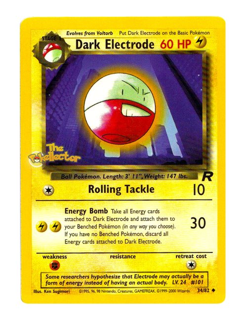 Dark Electrode #34/082 - Team Rocket