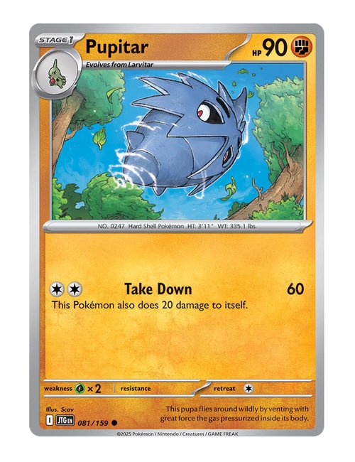 Pupitar #81/159 Reverse Holo - Journey Together