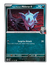 Team Rocket's Nidoran♀ #114/182 Reverse Holo - Destined Rivals