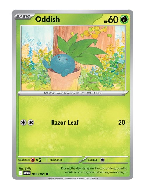 Oddish #043/165 - 151
