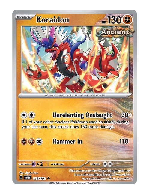 Koraidon #116/191 - Surging Sparks