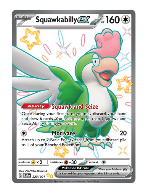 Squawkabilly ex #223/091 - Paldean Fates