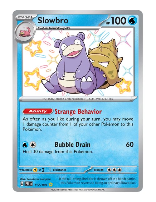 Slowbro #117/091 - Paldean Fates