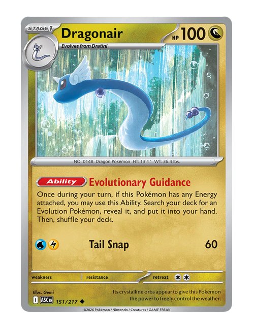 Dragonair #151/217 Reverse Holo - Ascended Heroes