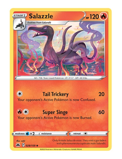 Salazzle #028/160 - Crown Zenith