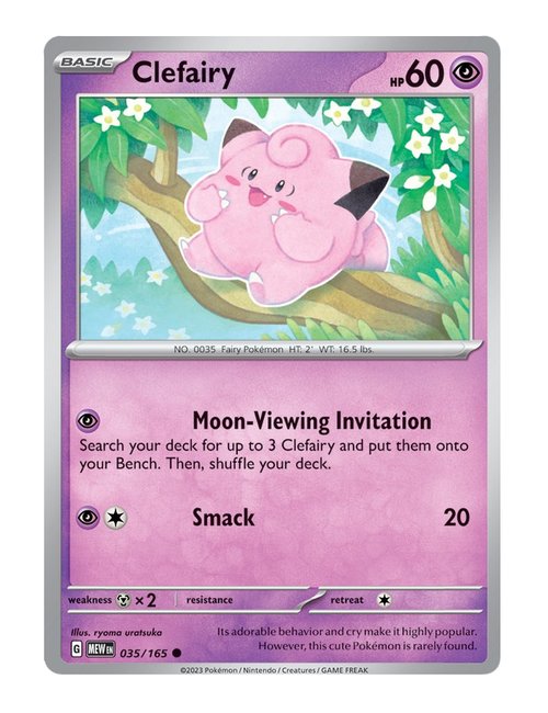 Clefairy #035/165 Reverse Holo - 151