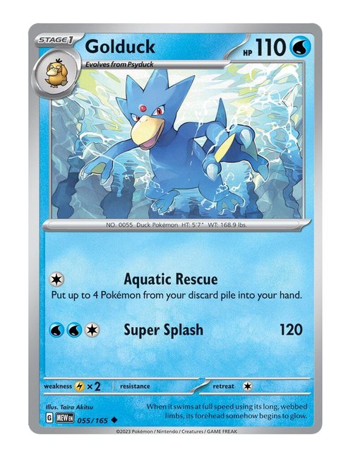 Golduck #055/165 - 151