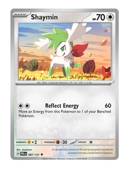 Shaymin #087/181 Reverse Holo - Prismatic Evolutions