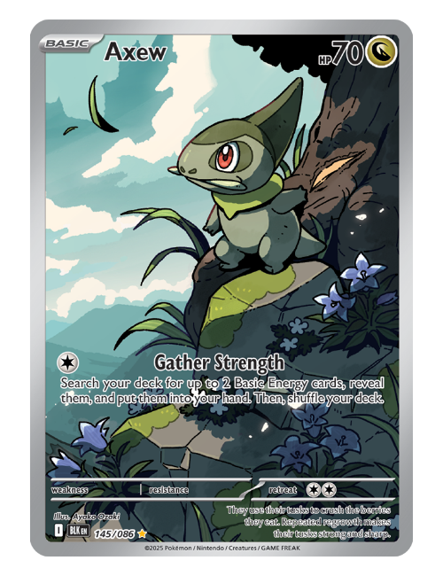 Axew  - 145/086 - Black Bolt