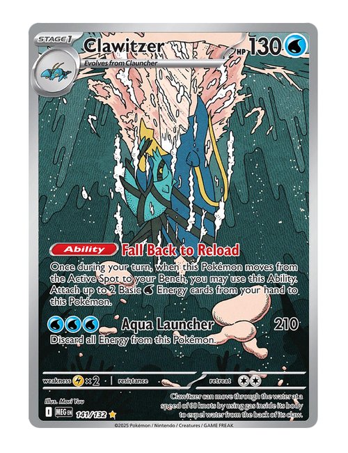Clawitzer #141/175 - Mega Evolution