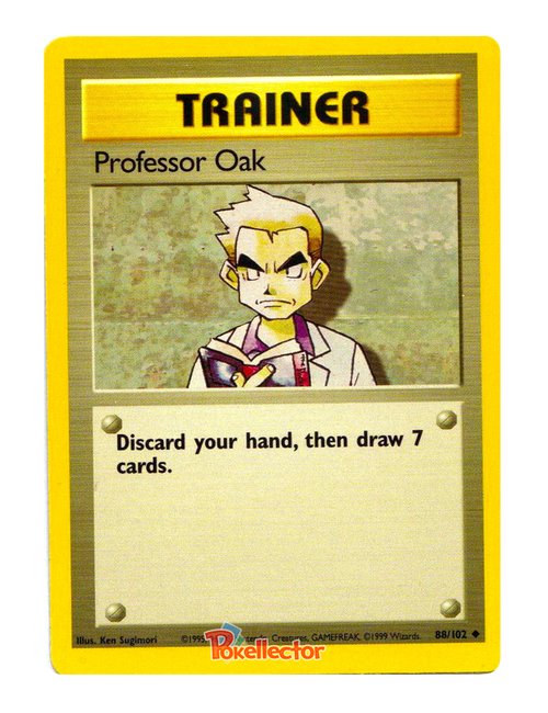 Professor Oak #88/102 - Base Set