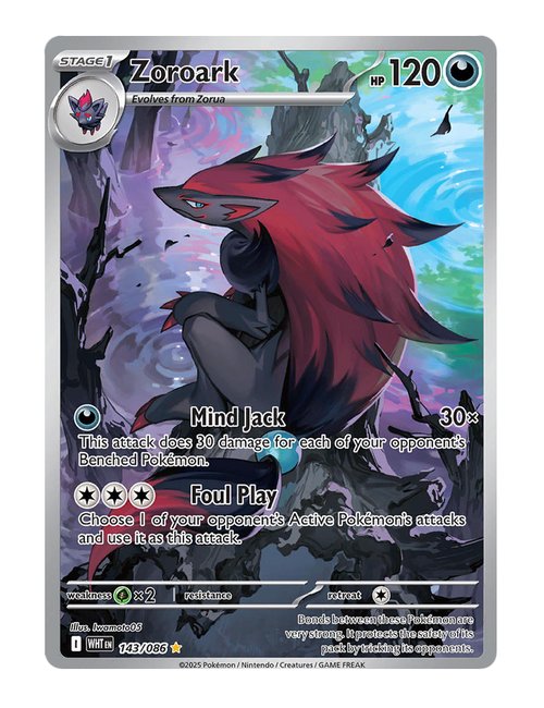 Zoroark #143/086 - White Flare