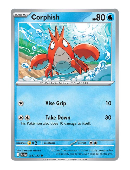 Corphish #033/175 - Mega Evolution