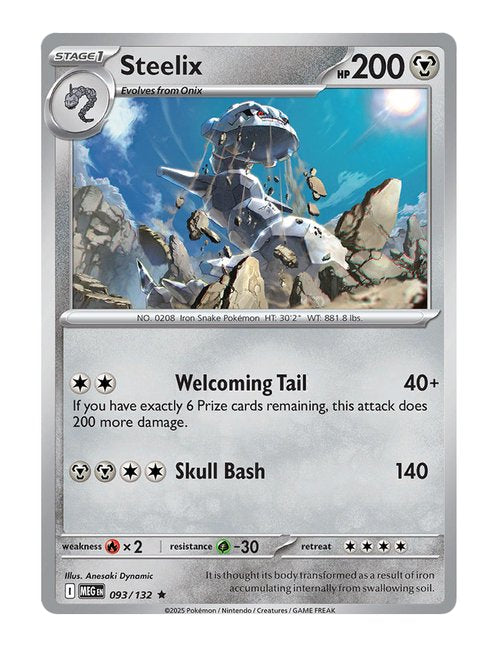 Steelix #093/175 Holo - Mega Evolution