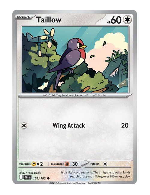 Taillow #156/182 - Destined Rivals