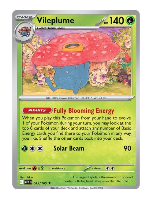 Vileplume #045/165 Holo - 151