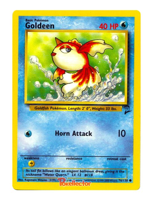 Goldeen #76/130 - Base Set 2