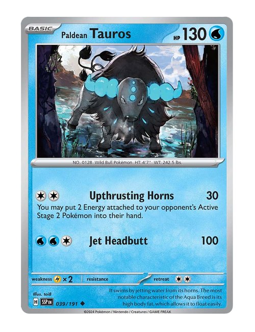 Paldean Tauros #39/191 - Surging Sparks