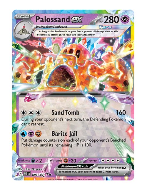 Palossand ex #91/191 - Surging Sparks