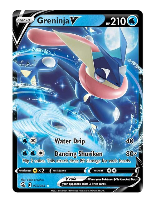 Greninja V #73/264 - Fusion Strike