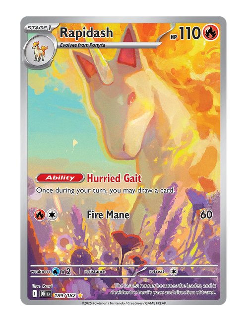 Rapidash #189/182 - Destined Rivals