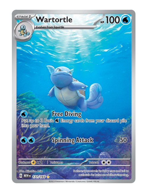 Wartortle #171/165 - 151