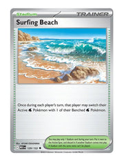 Surfing Beach #129/175 Reverse Holo - Mega Evolution