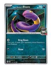 Team Rocket's Ekans #112/182 Reverse Holo - Destined Rivals