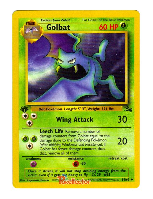 Golbat #34/62 - Fossil