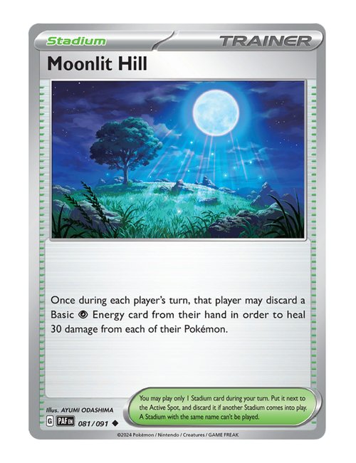 Moonlit Hill #081/091 Reverse Holo - Paldean Fates