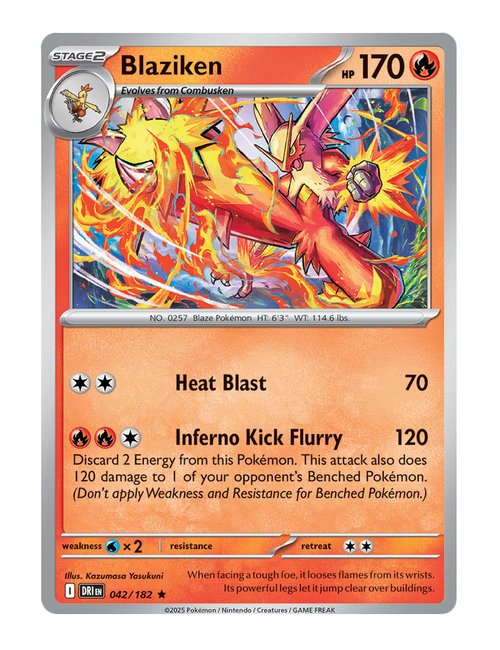 Blaziken #042/182 Holo - Destined Rivals