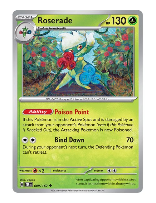 Roserade #9/162 - Temporal Forces