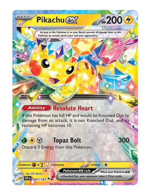 Pikachu ex #057/191 - Surging Sparks