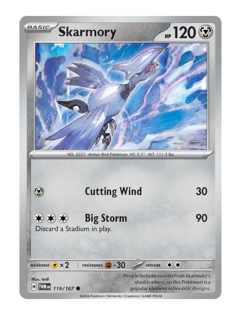 Skarmory #119/167 - Twilight Masquerade