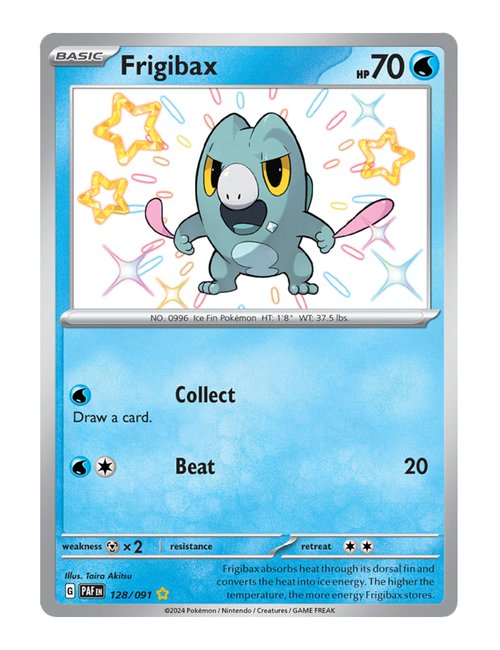 Frigibax #128/091 - Paldean Fates