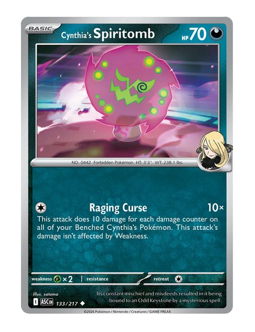 Cynthia's Spiritomb #133/217 - Ascended Heroes