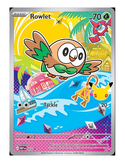 Rowlet #43 Promo - Promo