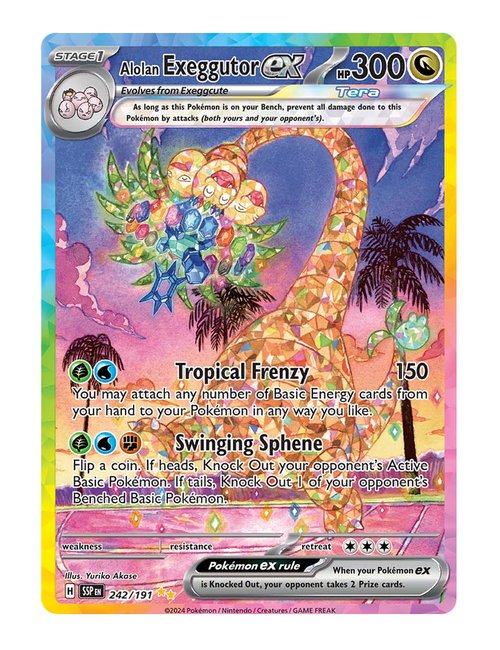 Alolan Exeggutor ex #242/191 - Surging Sparks