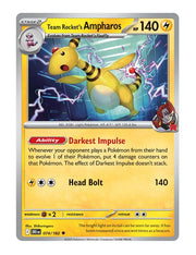 Team Rocket's Ampharos #074/182 - Destined Rivals