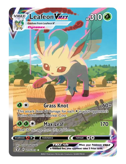 Leafeon VMAX #205/203 - Evolving Skies