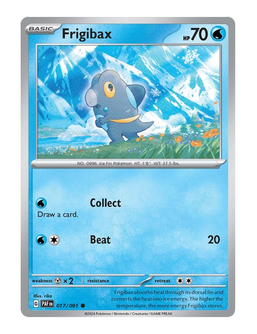 Frigibax #017/091 - Paldean Fates