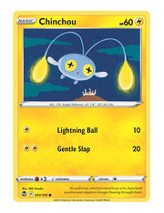 Chinchou #051/195 Reverse Holo - Silver Tempest