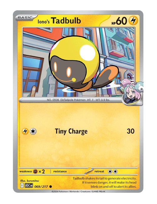 Iono's Tadbulb #069/217 - Ascended Heroes