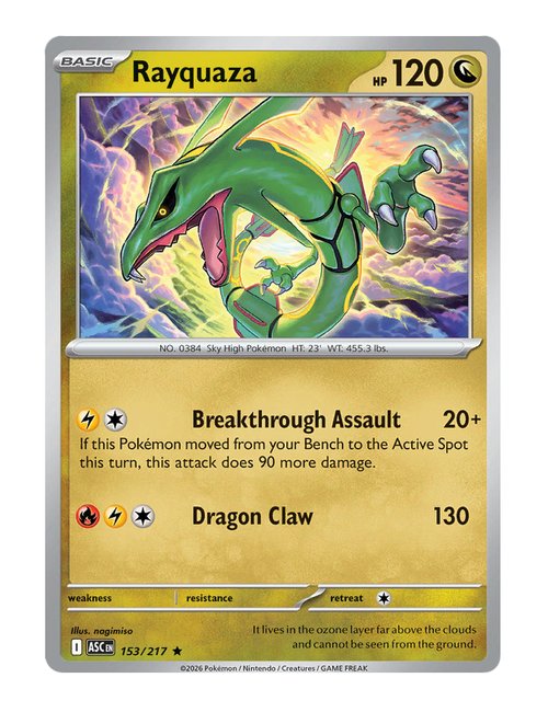 Rayquaza #153/217 - Ascended Heroes