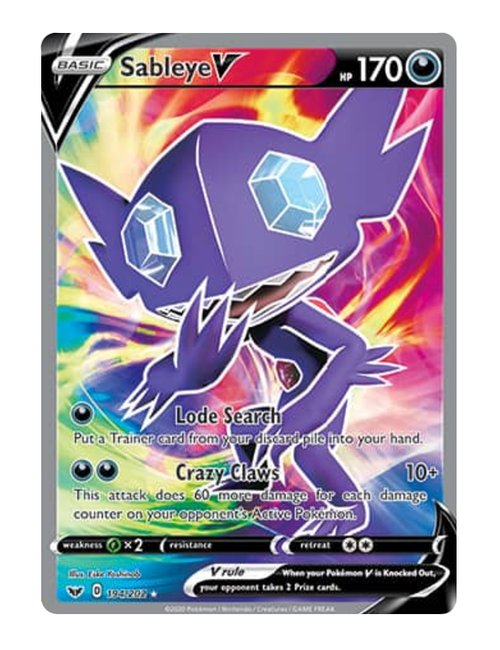 Sableye #194/202 - Sword & Shield Base