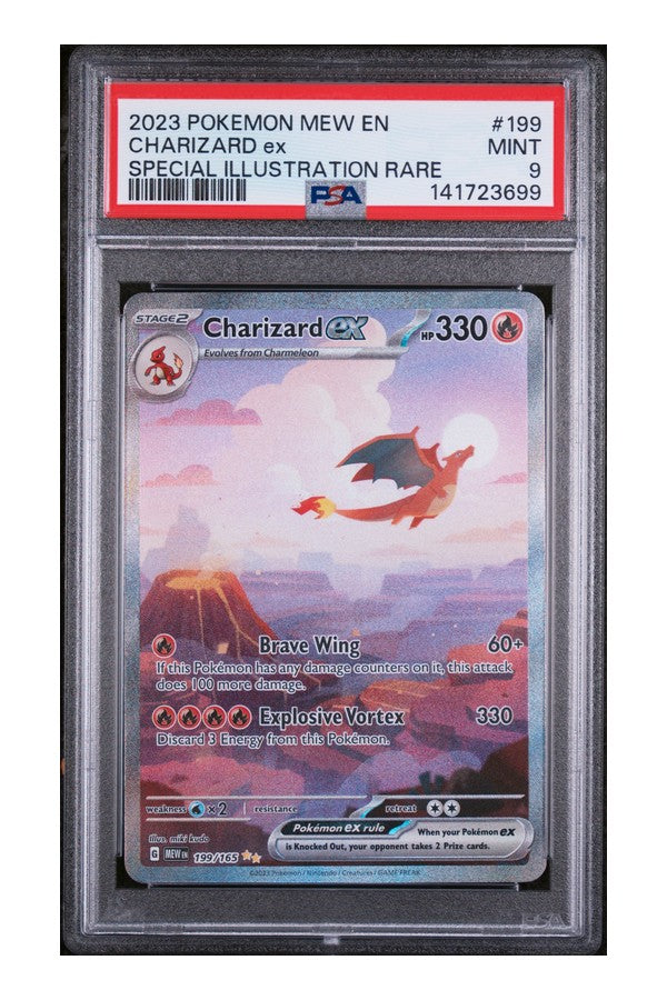 Charizard ex #199/165 - 151 (PSA 9)