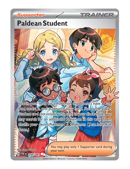 Paldean Student #230/091 - Paldean Fates