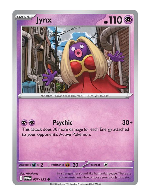 Jynx #057/175 Reverse Holo - Mega Evolution